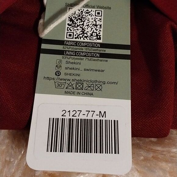 NWT SHEKINI Women's Bikini Bottom Twist Front Cheeky Ruched   Size . - Picture 8 of 8